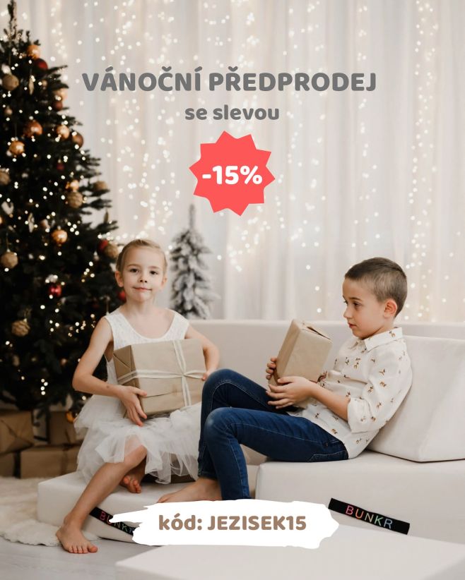 🎁 Vánoční předprodej je tady! 🎁 🎉 Nyní získáte -15 % slevu na všechny celé sady Bunkrů Momkii! 🏰💚 👉 Jak to funguje? ✨...